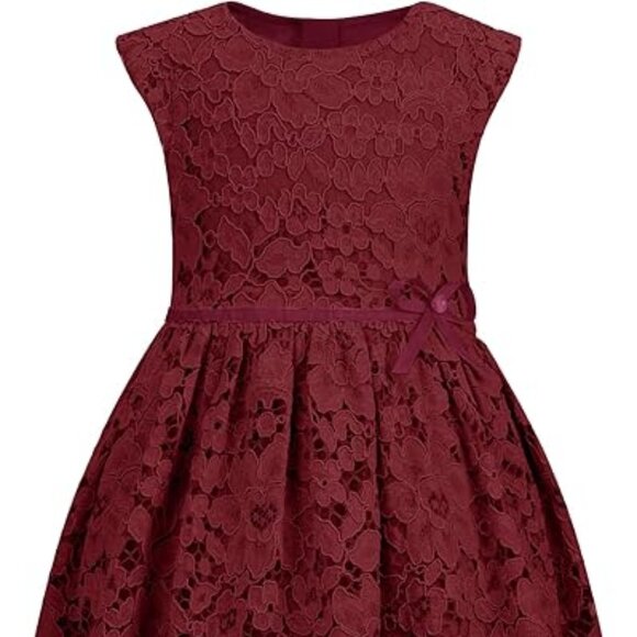 Girls & Toddlers Easter Sleeveless A-Line Lace Party Dress (3-4 years) - Picture 2 of 9